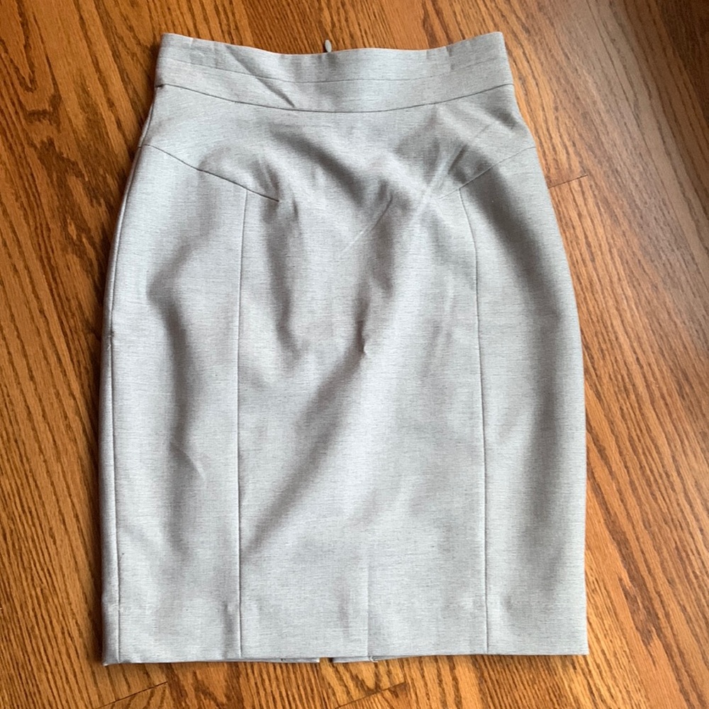 Light gray H&M business skirt size 2